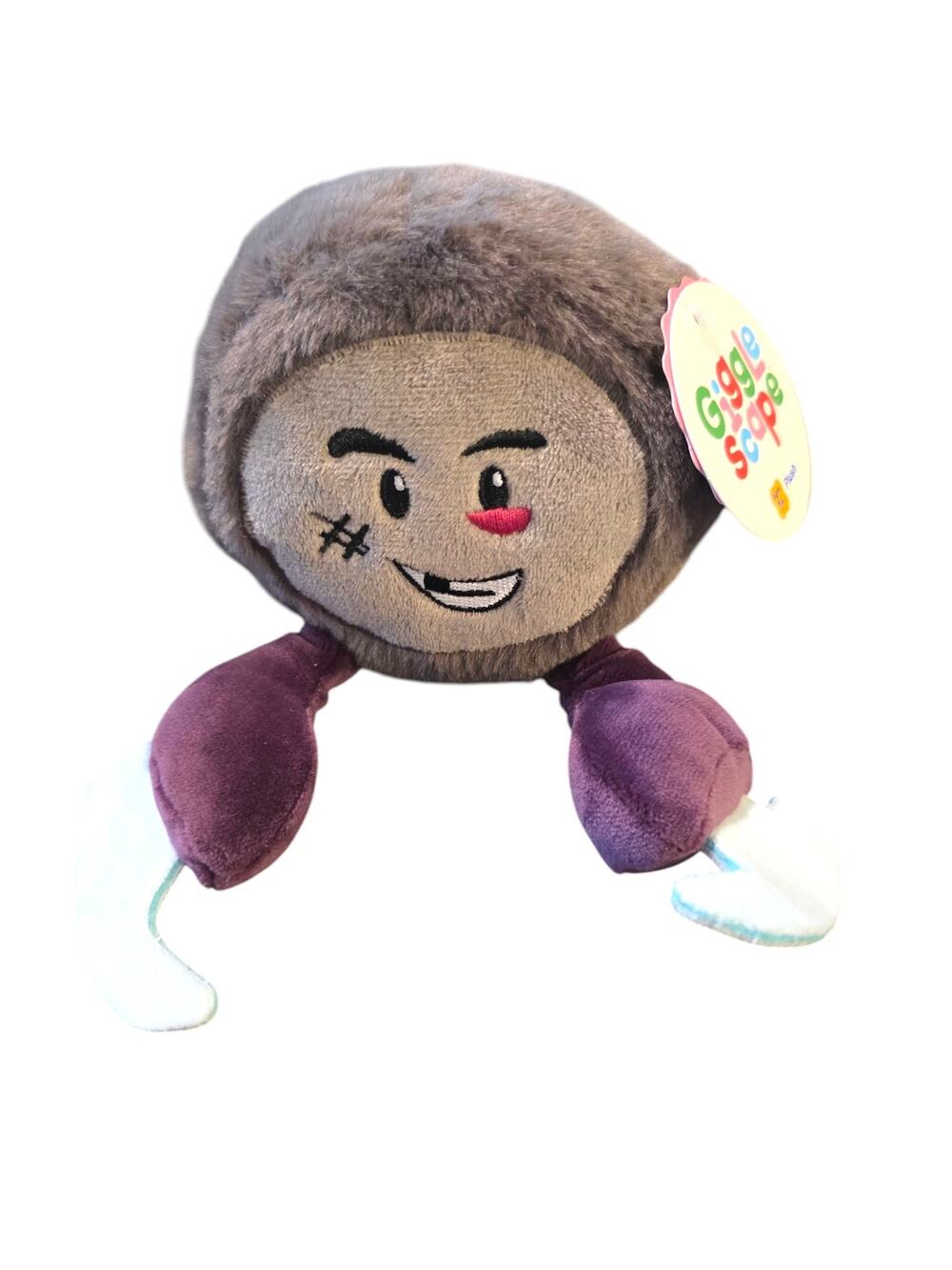 Gigglescape Hockey Puck Mini Plush  Stuffed Animal Toy  5" NEW